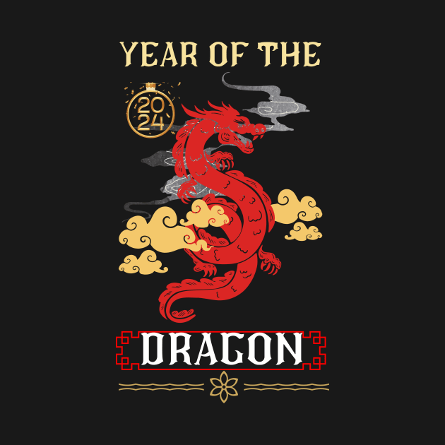 Year of the dragon 2024 Chinese by CoolFuture