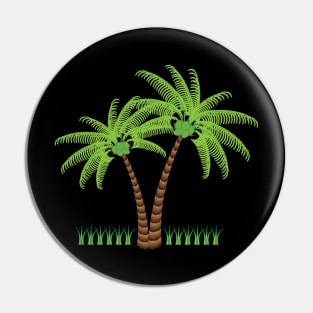 Coconut Trees Pin