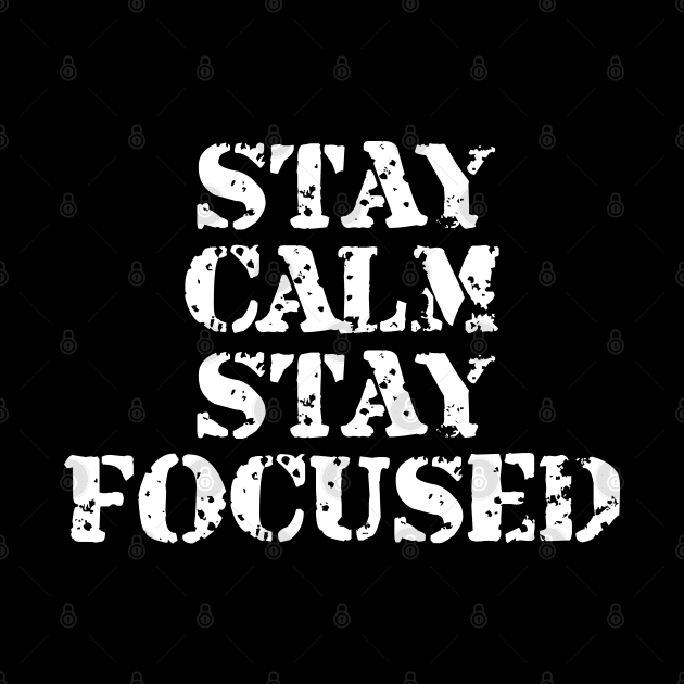 Stay Calm Stay Focused by Texevod