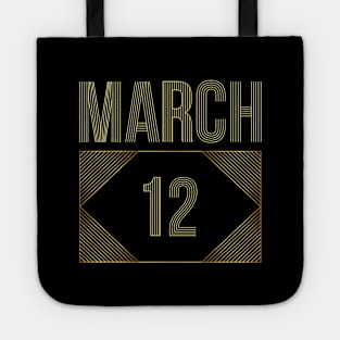 March 12 Tote