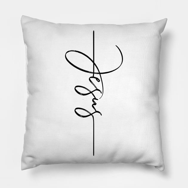 Jesus Pillow by CandD