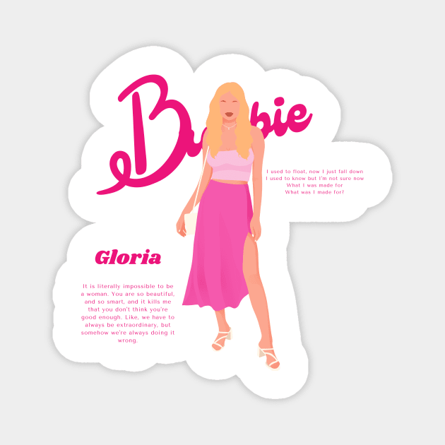 Barbie Magnet by BillieTofu