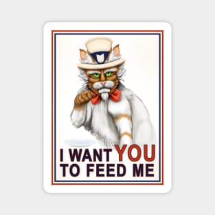 I Want You to Feed Me Magnet