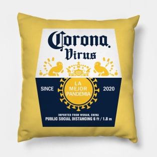 Corona Virus beer Pillow