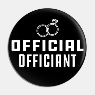 Wedding Officiant - Official Officiant Pin