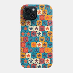 Blobs and tiles Phone Case