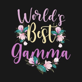 Family World's Best Gamma Tee Funny Gamma Ever Gift T-Shirt