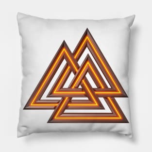 Valknut Symbol Pillow