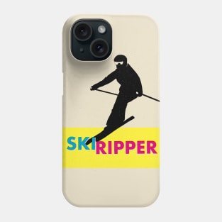 Ski Ripper Downhill Skier Phone Case