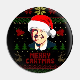 Jimmy Carter Merry Cartmas Pin