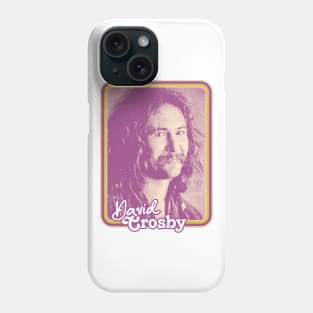 David Crosby / Retro Style Fan Art Phone Case