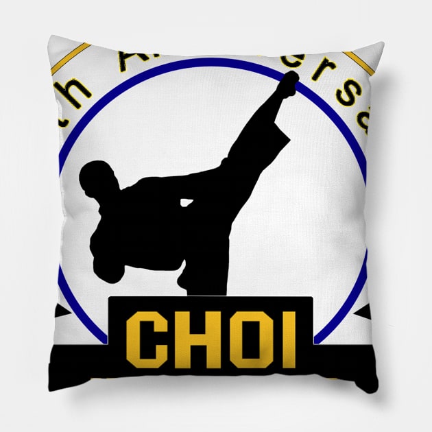 Choi Anniversary shirt2 Pillow by ChoiKwangDoSTORE