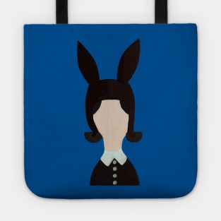 Belcher Art: Black Bunny Hat Tote