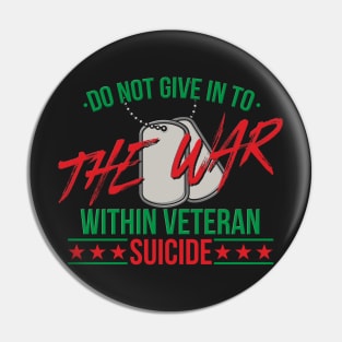 VETERAN: The War Within Pin