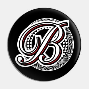 Letter B Pin