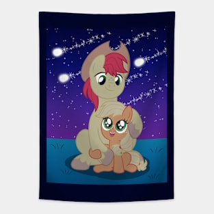 Applejack and Bright Mac Tapestry