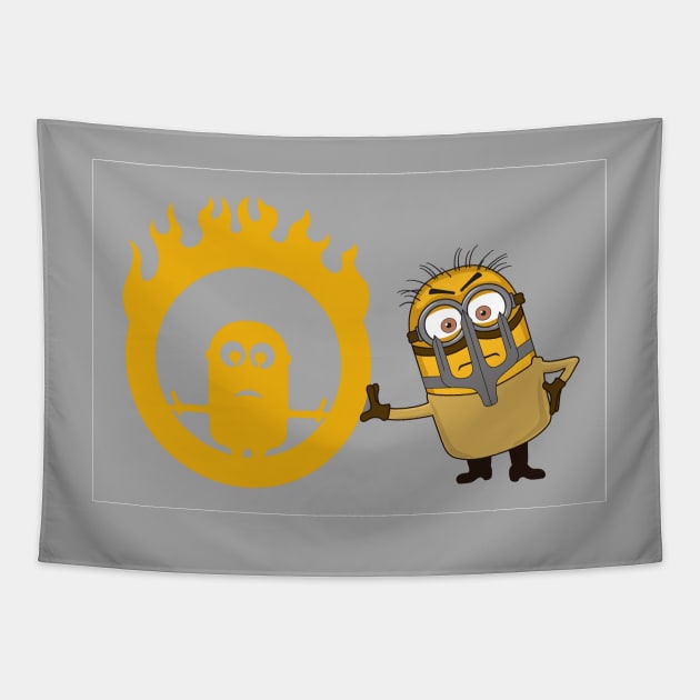 Mad Minion : Minion Road Tapestry by joefixit2