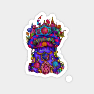 Mushroom Castle Magnet