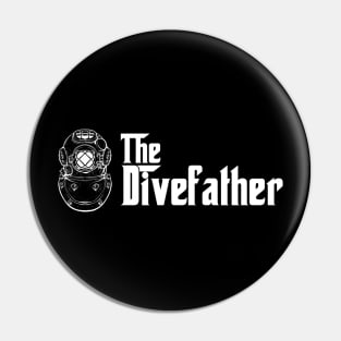 The Dive Father, Scuba Diving Addict Pin