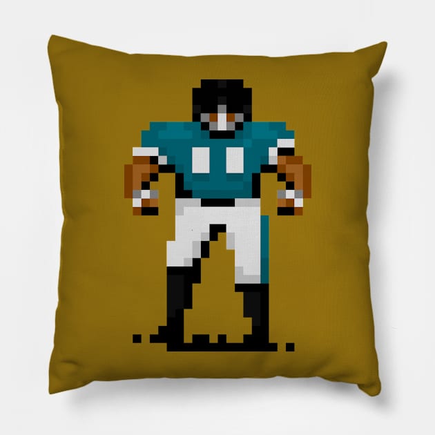 16-Bit Football - Jacksonville Pillow by The Pixel League