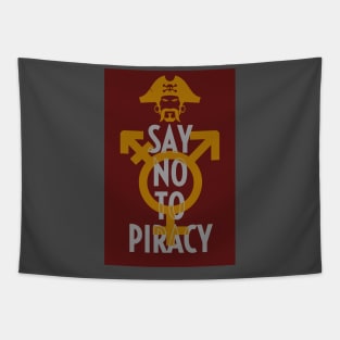 Stop Piracy Tapestry