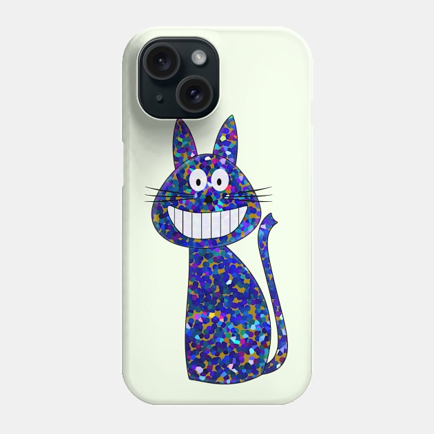 Smiling Cat Phone Case by Mad&Happy