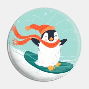 Christmas Penguin Pin