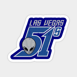 Las Vegas 51s Defunct Vintage Baseball Magnet