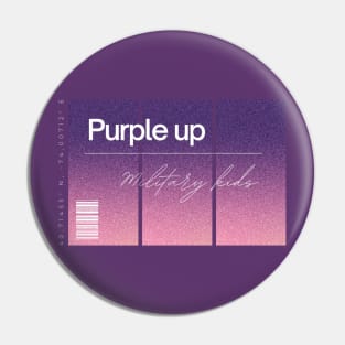 purple up for military kids Pin