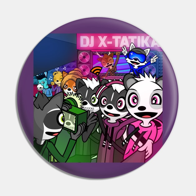 Hoodie Rave Cover Art Pin by MOULE