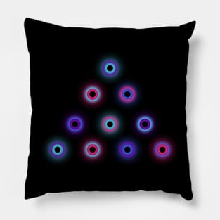 Space Orbital Triangle Pillow