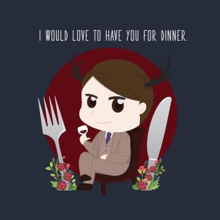 Dine with Dr.Lecter T-Shirt