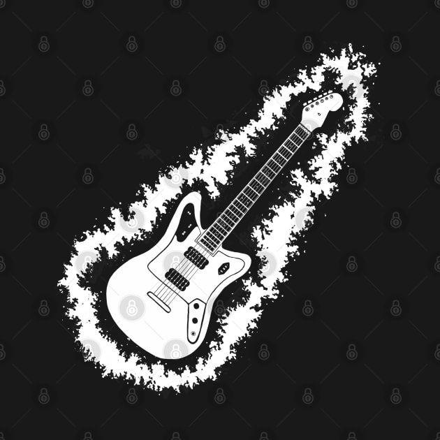 Silver surf Kirby guitar by Dimension9