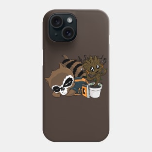 Baby Rocket & Groot Phone Case