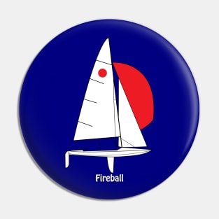 Fireball Sailboat Pin