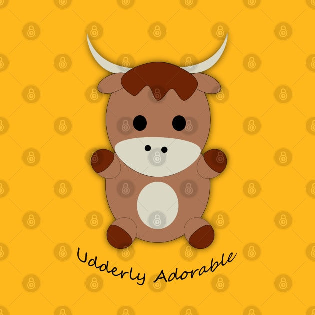 Udderly Adorable Cow by Hedgie Designs