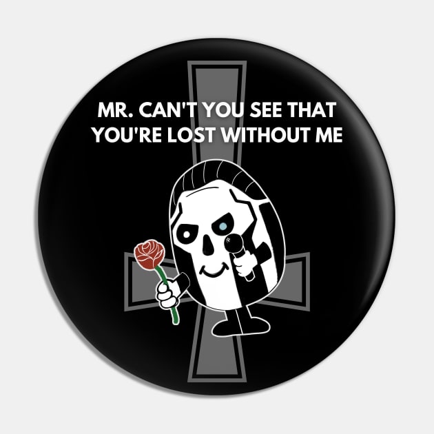 Mr Lost Without Me - Ghost Papa Meme Pin by Smagnaferous