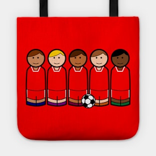 Soccer Peg Dolls Tote