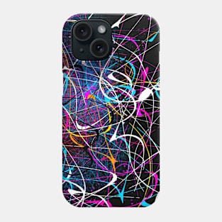 abstract modern retro Phone Case