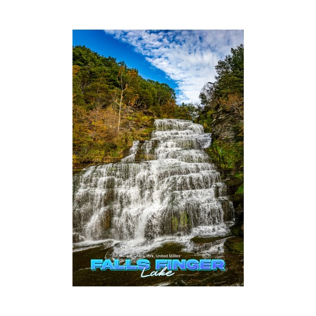 Hector Falls Finger Lakes New York by Gestalt Imagery