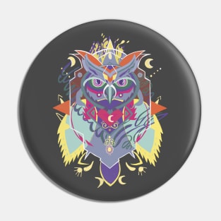 Dreamcatcher Owl Pin