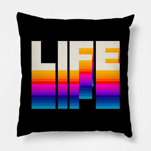 4 Letter Words - Life Pillow by DanielLiamGill