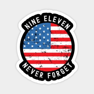 9/11 Never Forget 20th Anniversary Magnet