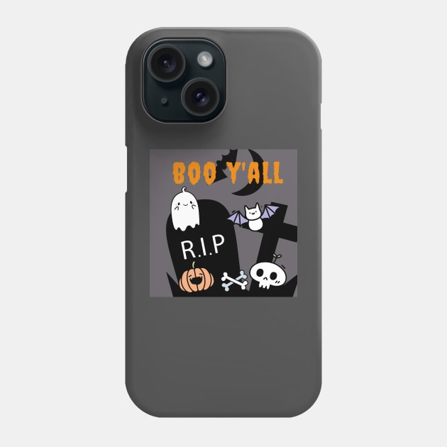 Boo y’ all Phone Case by AeySa