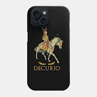 Roman officer on horseback - Decurio Phone Case