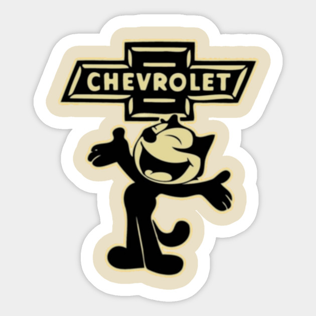 Felix The Cat Chevrolet Felix The Cat Sticker Teepublic