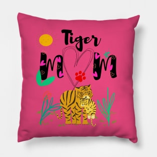 Tiger Mom | Shabby Chic Srcibble Scrabble Pillow