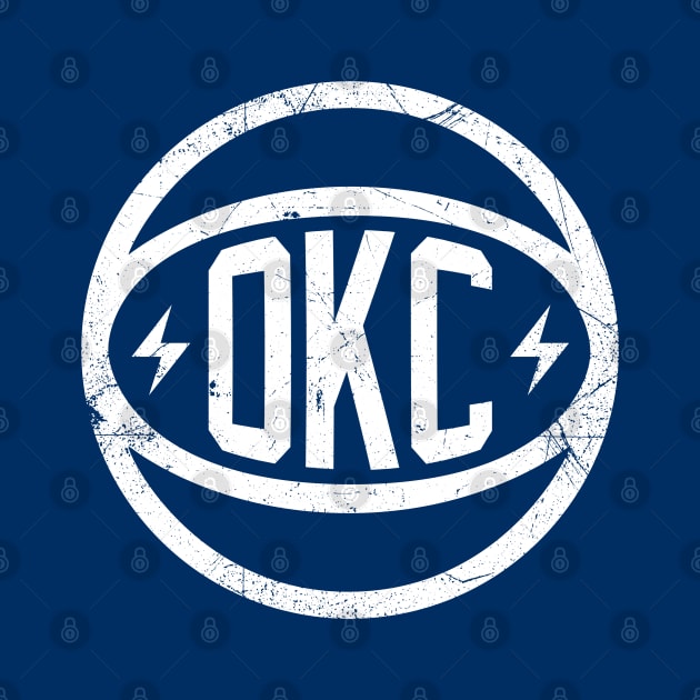 OKC Retro Ball - Navy by KFig21