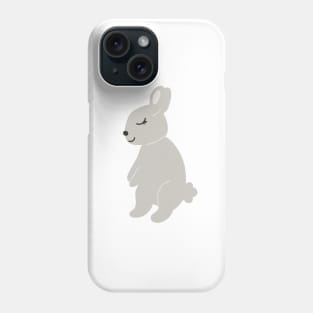 Bunny with leaf Phone Case