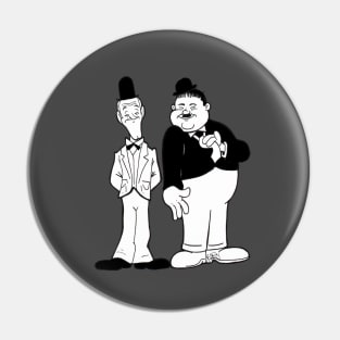 Laurel and Hardy Pin